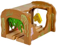 BigJigs Holzspielzeug Monster-Tunnel Eisenbahn Zubehör