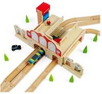 BigJigs Spielzeug Bahnhof Grand Central Station Karton-3