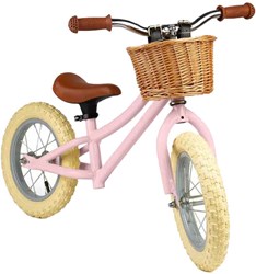 BigJigs Laufrad Spielzeug - rosa Balance Bike für Kinder