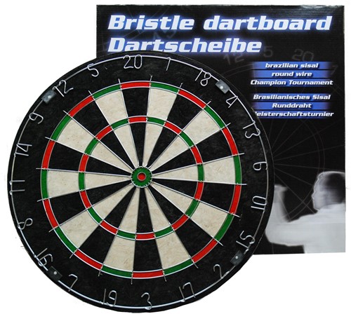 Longfield Games Dartbord Bristle Staple free Bull China