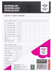 Longfield Games Scorepad Yahtzee 100 Blatt
