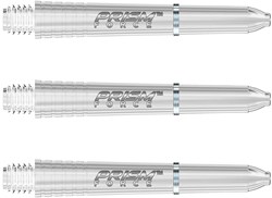 Winmau Dart Shafts Prism Force weiß kurz - 3er Set Kunststoff