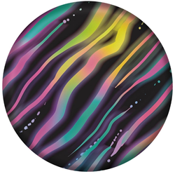 Waboba Frisbee Spielzeug - Wingman Neon Tiger - 6 Zoll - Silikon Disc
