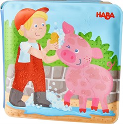Haba Badebuch Bauernhof Waschtag Schwein Kuh Badespielzeug