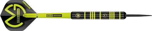 Winmau Darts Michael van Gerwen Ambition 22g Brass Schwarz-Grün-2