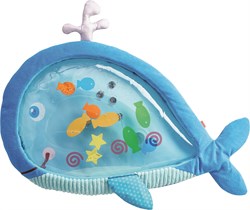 Haba Wasserspielmatte Baby Großer Wal blau Spielmatte Motorik