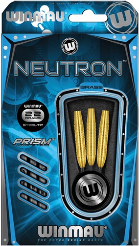Winmau Winmau Neutron 22 gr. Brass op blister