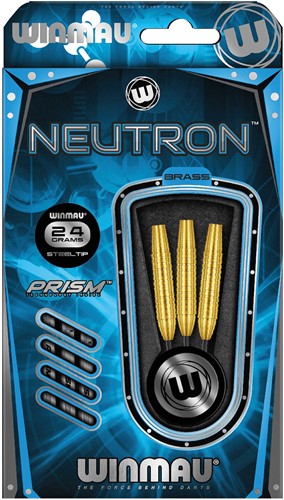 Winmau Winmau Neutron 24 gr. Brass op blister