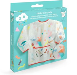 Djeco Bastelschürze mit Tasche - kreativer Schutz für Kinder