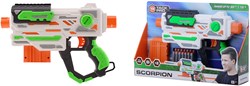 Tack Pro Blaster Spielzeugpistole Scorpion mit 14 Darts 35 cm Schaumstoff