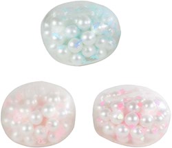 Antistress knisternde Perlenball Spielzeug mehrfarbig 9,5cm Stressball