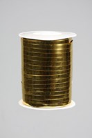 Kräuselband metallic gold 10 mm. 12106
