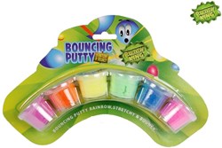 Bouncing Putty Regenbogen Knetset 6x12g buntes Spielzeug