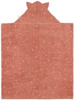 Trixie Baby Kapuzenbadetuch 75x75cm Mrs. Cat Bio-Baumwolle rosa-2