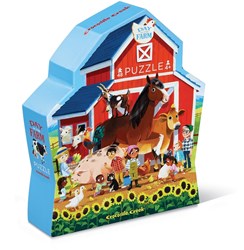 Crocodile Creek Puzzle Tag auf dem Bauernhof - 48 Teile