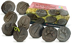 Yellow Door Lernspielzeug Bauernhof-Tierabdrücke sensorisches Spiel