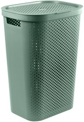 Curver Wäschebox Infinity dots 60L grün - recycelter Kunststoff