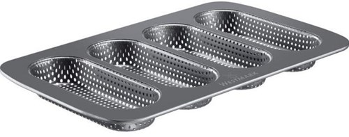 Westmark Baguette Backform Mini-Baguetteblech für 4 Brote