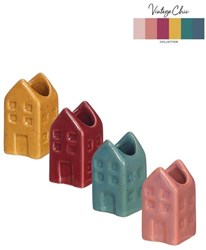 Bloemenvaas huis Amsterdam 3x3x6cm