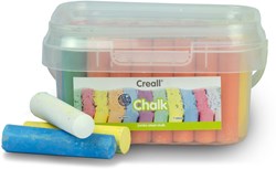 Creall Straßenmalkreide Set - 50 Stück buntes Outdoor-Spielzeug