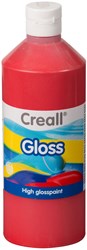 Creall Acrylfarbe Glanz Rot 500ml - Bastelfarbe für Kinder und Erwachsene