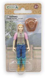 Collecta Actionfigur Cowgirl Hobby Reiter Spielzeug - handbemalt