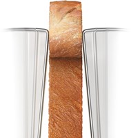 Philips Toaster Viva Edelstahl schwarz - 8 Stufen - breiter Schlitz-2