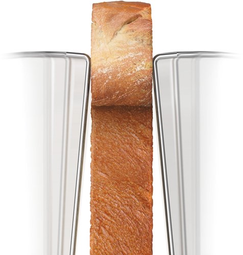 Philips Toaster Viva Edelstahl schwarz - 8 Stufen - breiter Schlitz-2