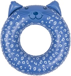 Swim Essentials Bouée De Bain - Animal Léopard Bleu - 55 Cm