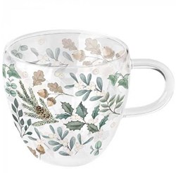 Ambiente Glas 200ml leaves