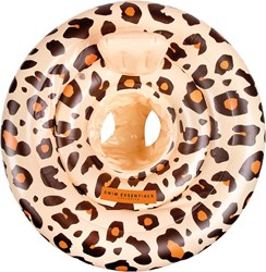 Swim Essentials Baby Schwimmring beige Leopardensprint 0-1 Jahr sicheres Badevergnügen