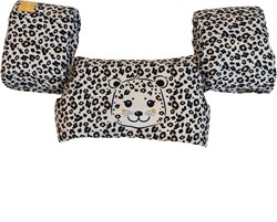 Swim Essentials Puddle Jumper Schwimmweste beige Leopard 2-6 Jahre