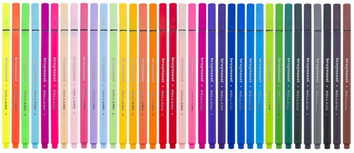 Bruynzeel Fineliner Set 36 Farben - Kreative Stifte zum Zeichnen-2