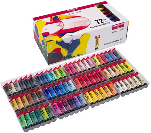 Bruynzeel Acrylfarben Set Malen Amsterdam Standard Series 72x20 ml-3