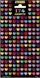 Totum Sticker Glitterbogen 174 Herzen Basteln Dekoration