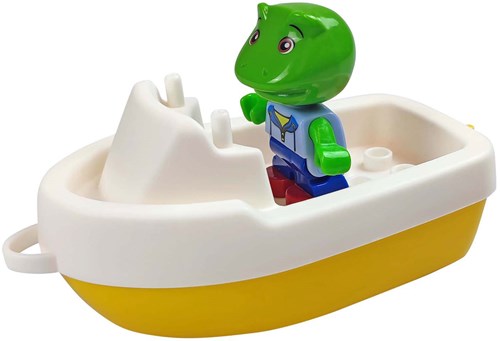 Aquaplay Wasserspielbahn mit Kran und Wasserpumpe - bunte Wasserbahn für Kinder-3
