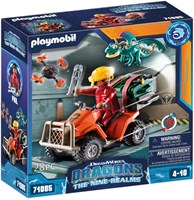 Playmobil Dragons Spielzeug - Icaris Quad & Phil Abenteuerset