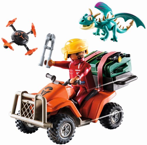 Playmobil Dragons Spielzeug - Icaris Quad & Phil Abenteuerset-2