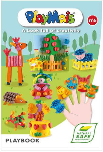 PlayMais Classic Playbook - Kreatives Bastelbuch für Kinder