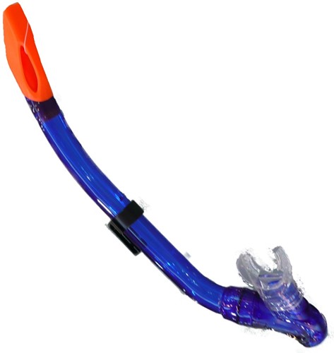 Shallow Snorkel Splash JR.Silicone+klep Bl.Shall