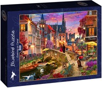 Bluebird Puzzle Abend auf dem Kanal - 500 Teile