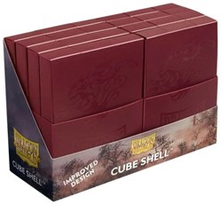 Asmodee Deckbox Dragon Shield Cube Shell Blood Red Kartenaufbewahrung