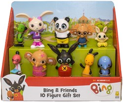Spectron Bing Spielfiguren Set - 10 Stück - Bing Spielzeugfiguren