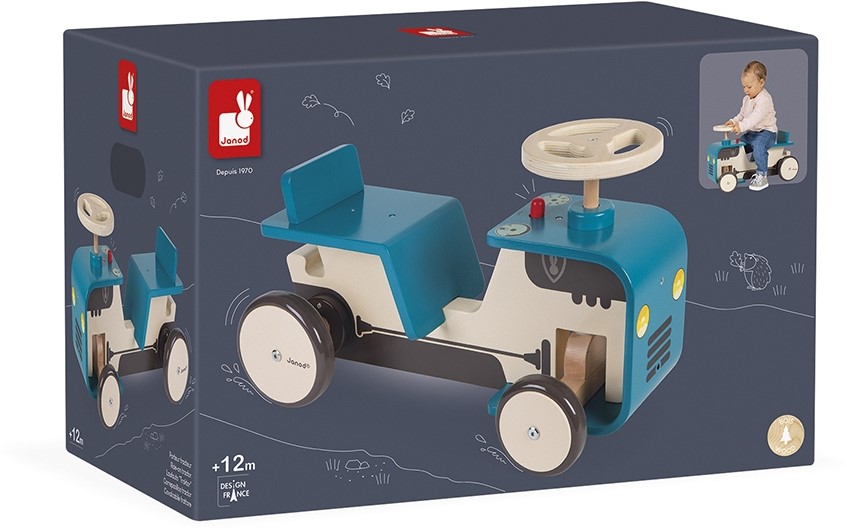 Buy Das Holz-Toddler-Auto mit pädagogischer Spielzeugplatte - Ein  vielseitiges Spielzeug für Kleinkinder! Online