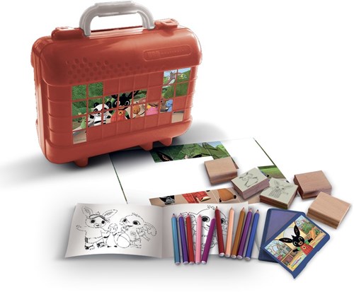 Multiprint Bing Stempel- und Malkoffer für Kinder 81-teilig-2