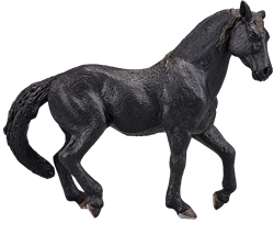 Mojo Horses Spielzeugpferd Andalusier Hengst Schwarz - 387109