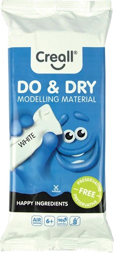 Creall Modelliermasse weiß - lufttrocknende Knete 1000g für Kinder-2