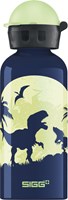 SIGG Trinkflasche Glow Moon Dinos Aluminium 0,4L Blau Kinder-2