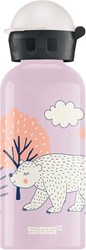 SIGG Trinkflasche - Aluminium Kinderflasche 0,4l BPA-frei grün lila