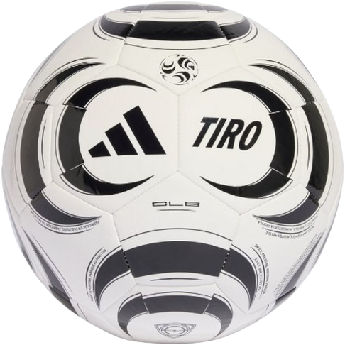 Vedes Fußball Tiro Club Größe 5 schwarz weiß Trainingsball